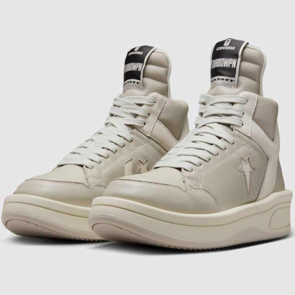 Converse Rick Owens x DRKSHDW Turbowpn X Pelican Egret Fog Mens 8.5 US A10960C